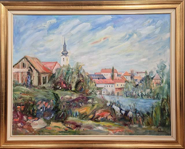 Golčeva panorama Gospića, 2000.                                                                                                                                                                                                                           