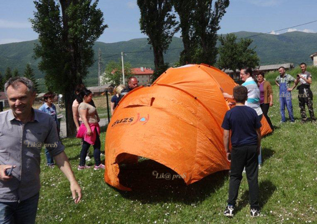 Obuka u Donjem Lapcu /© Foto DUZS Gospić                                                                                                                                                                                                                  