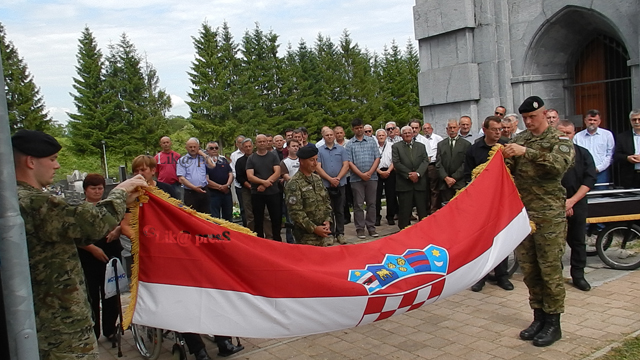 Johman je isprećern s najvećim počastima kao hrvatski branitelj/Snimio Marko Čuljat LIka press Gospić                                                                                                                                                     
