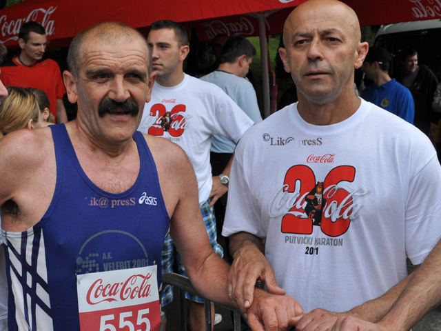 Najpoznatiji gospićki maratonci Vukelić i Briks/arhiva Lika pressa                                                                                                                                                                                        