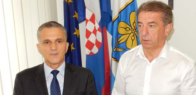 Ministar Marić i župan Milinović                                                                                                                                                                                                                          