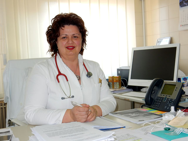 Doktorica Čubelić u uredu ravnatelja Bolnice/Foto arhiva Lika pressa                                                                                                                                                                                      