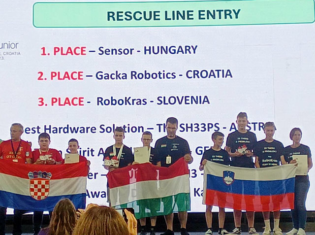 Otočki robotičari među najboljima u Europi                                                                                                                                                                                                                
