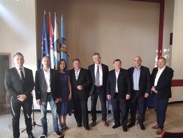 Načelnik Fumic s jučerašnjim gostima                                                                                                                                                                                                                      