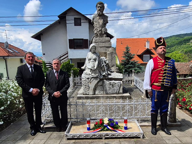 Odavanje počasti dr. Anti Starčeviću na spomeniku u Šestinama                                                                                                                                                                                             