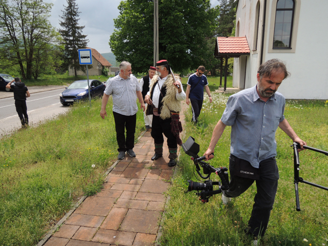 Pripreme za snimanje spota u Širokoj Koli/Snimio Marko Čuljat Lika press Gospić
                                                                                                                                                                         